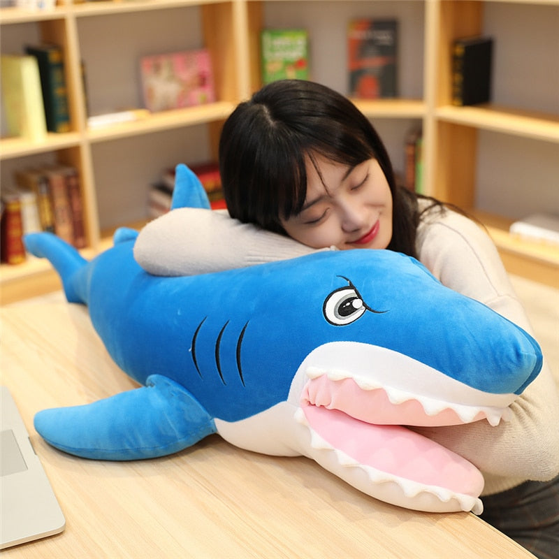 Big Mouth Shark Soft Stuffed Plush Pillow Toy