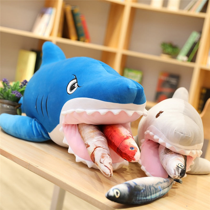 Big Mouth Shark Soft Stuffed Plush Pillow Toy