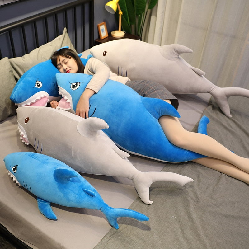 Big Mouth Shark Soft Stuffed Plush Pillow Toy