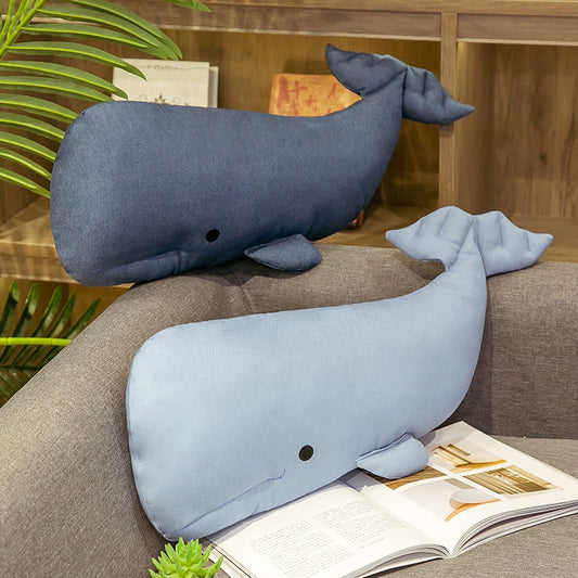 Blue Whale Pillows Soft Stuffed Plush Toy