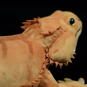 Lifelike Bearded Dragon Pogona Lizard Soft Stuffed Plush Toy