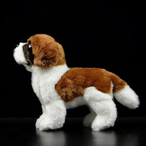 Saint Bernard Puppy Dog Soft Stuffed Plush Toy