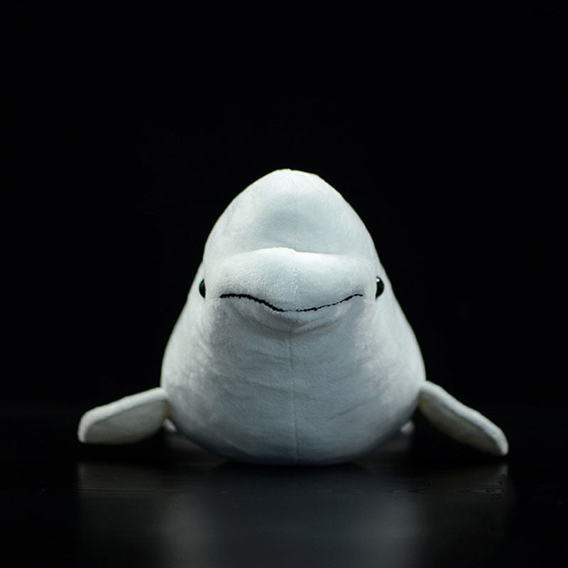 Beluga White Whale Mjuk plyschleksak