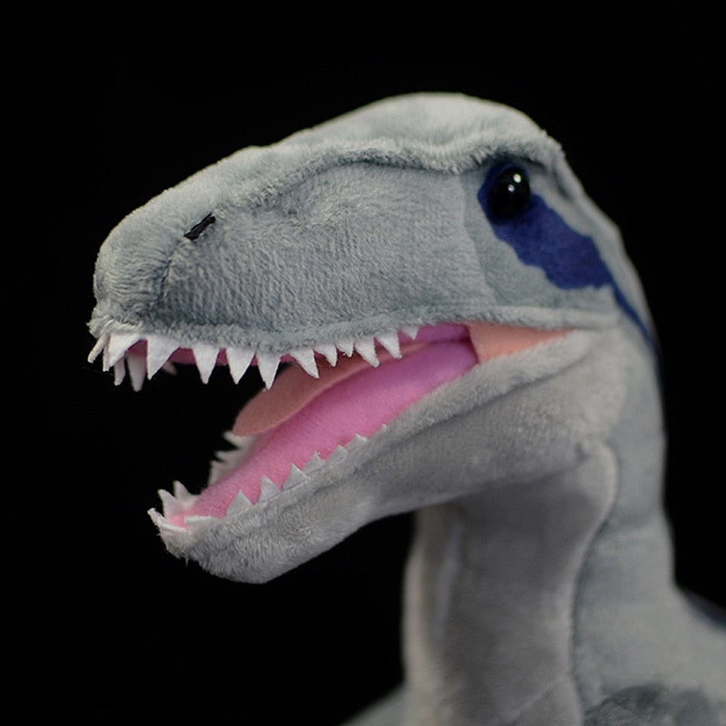 Brinquedo de pelúcia macio de pelúcia de dinossauro Velociraptor