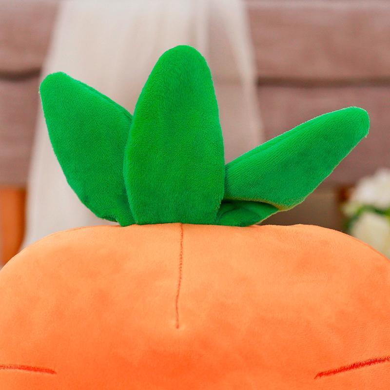 Carrot Vegetable Soft Stuffed Plush Pillow Toy