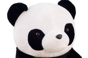Panda Bear With Bamboo Soft Stuffed Plush Toy
