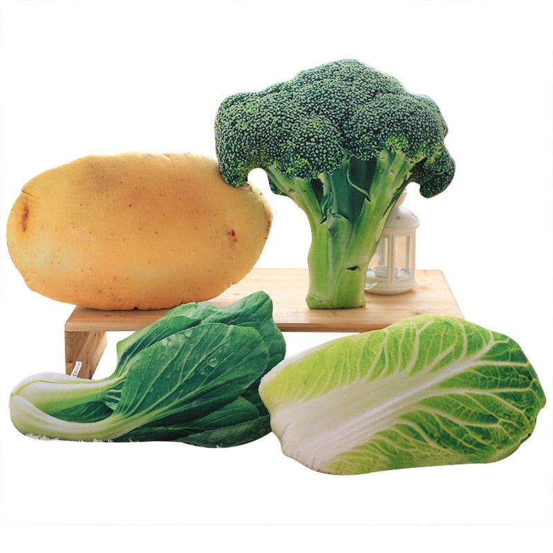 Giant Vegetables Soft Stuffed Plush Pillow Cushion Toy