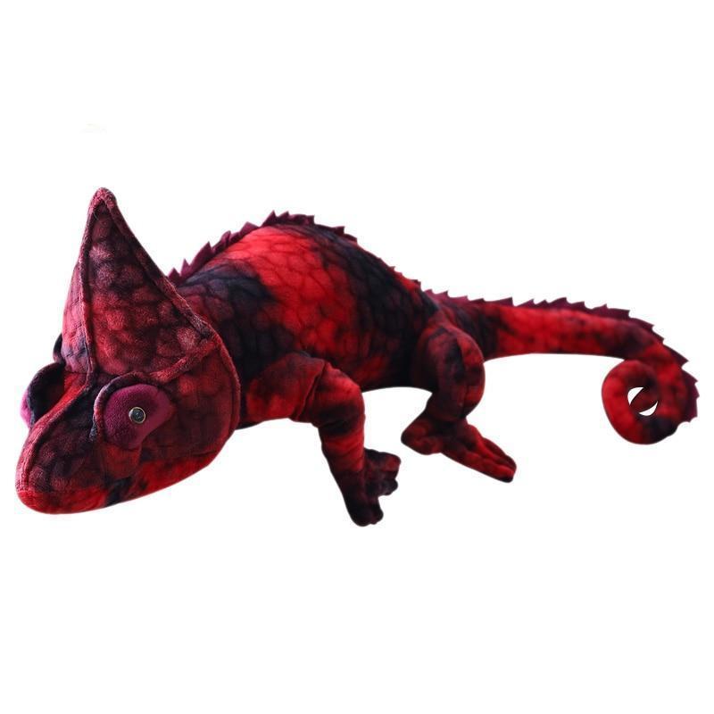 Red Chameleon Lizard Soft Stuffed Plush Toy