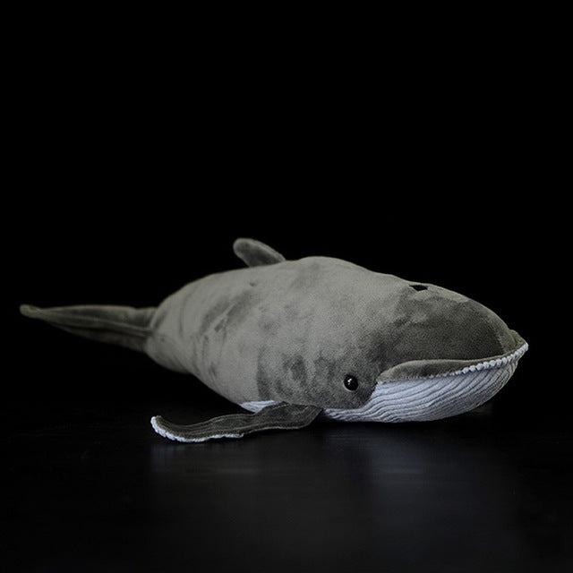 Grey Humpback Whale Soft Stuffed Plush Toy