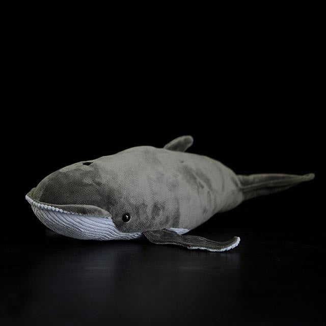 Grey Humpback Whale Soft Stuffed Plush Toy