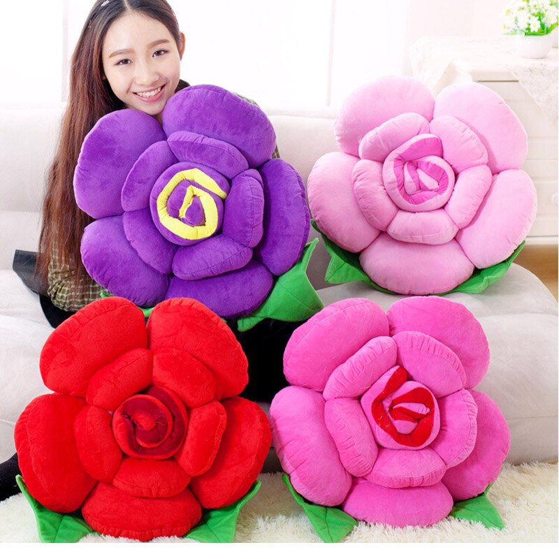 Flower Soft Stuffed Plush Pillow Cushion Toy