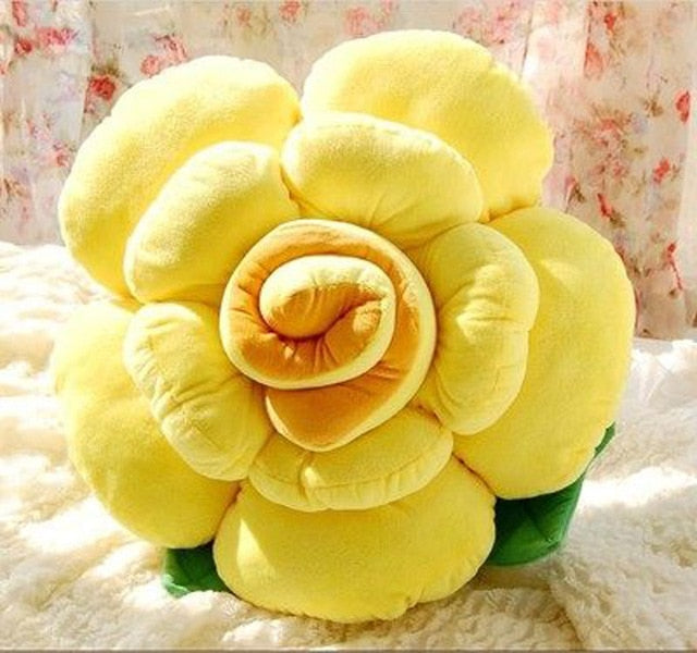 Flower Soft Stuffed Plush Pillow Cushion Toy