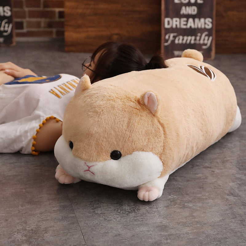 Hamster Body Pillow Soft Stuffed Plush Toy