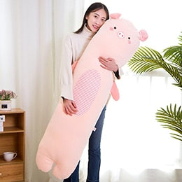 Animal Bolster Soft Stuffed Plush Pillow Cushion Toy