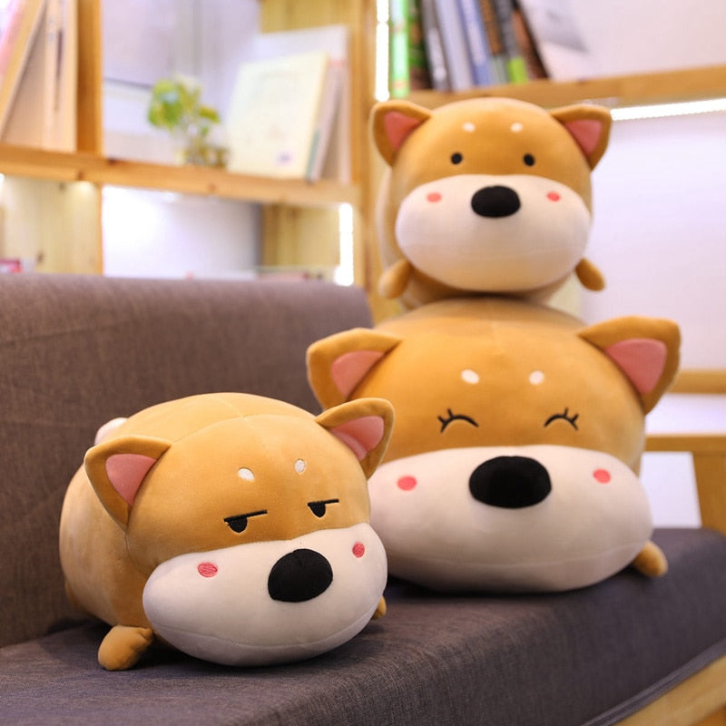 Fat Shiba Inu Dog Soft Stuffed Plush Pillow Toy