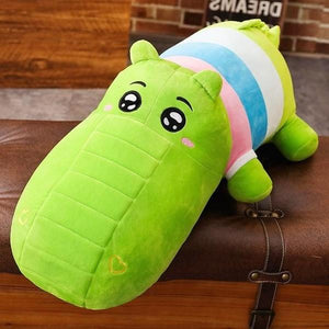 Cute Hippo Rhino Croc Soft Stuffed Plush Pillow Toy