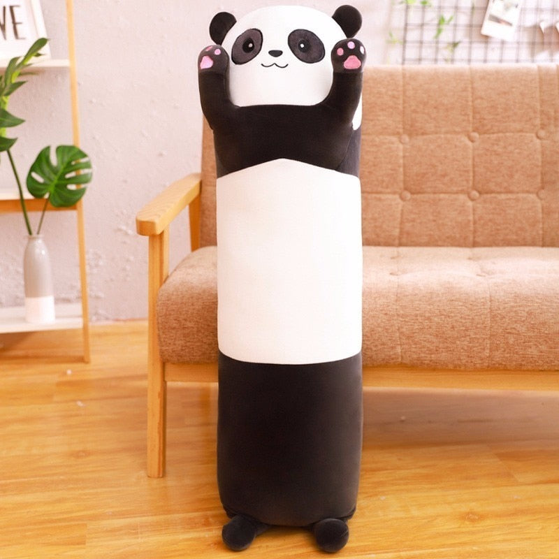 Long Panda Bear Soft Stuffed Plush Body Pillow Toy