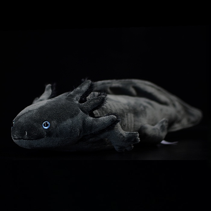 Schwarzes Axolotl weiches Plüschtier